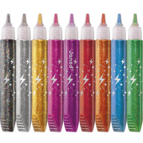 Lepidlo s glitrami 9 farieb Colorino Janod