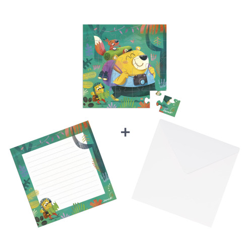 Blahoželanie k narodeninám s puzzle Janod