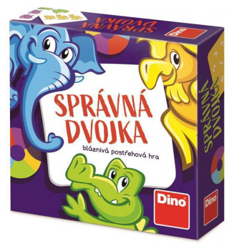 Správna dvojka spoločenská cestovná hra v krabičke