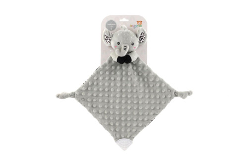 Zaspávač babyted hryzátko, hrkálka plyš 25x25 cm 0 m+