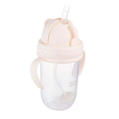 Hrnček nevylievací so slamkou a závažím 270 ml Canpol babies