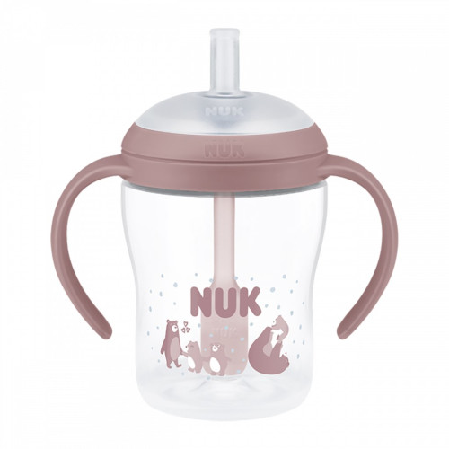 Dojčenská fľaša na učenie so slamkou 150 ml NUK Perfect Match