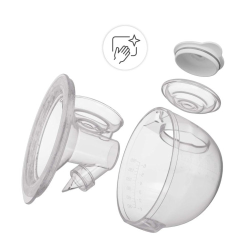 Odsávačka materského mlieka Double Hands-free Gentle Flow Kinderkraft