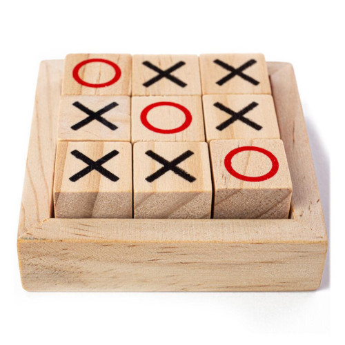Drevené piškvorky kocky Bigjigs Toys