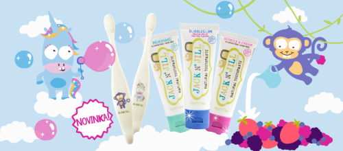 Prírodná zubná pasta s príchuťou Jack N´ Jill 50 g