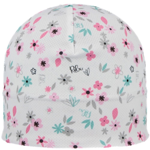 Funkčná čiapka Mikropolyester Kvety Biela RDX