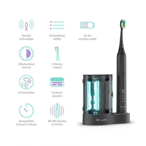 Sonická zubná kefka TrueLife SonicBrush K150 UV