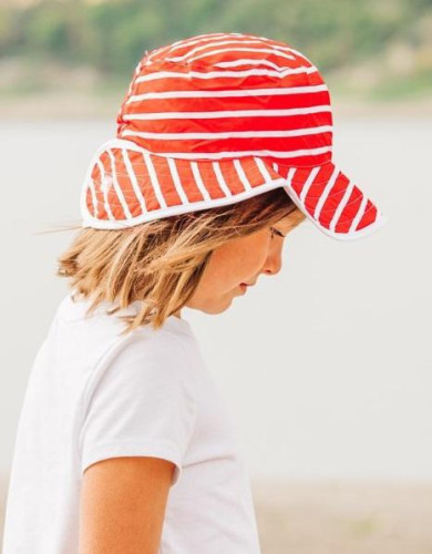 Detský klobúčik s UV BABY Striped obojstranný