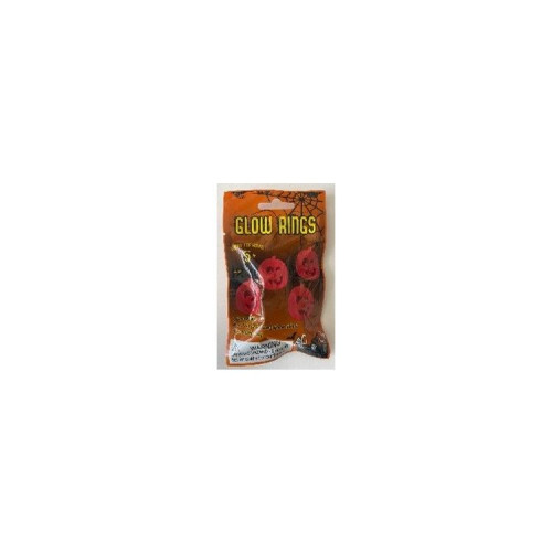 Svietiace prstienky Tekvica 4 ks