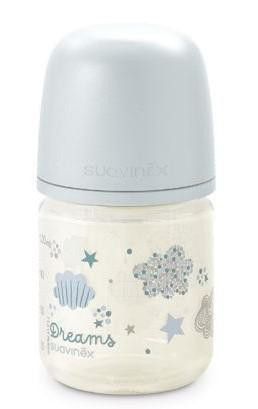 Fľaša sklo Dreams 120 ml fyziologická Sx Pro +0 XS Suavinex