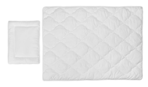 Posteľná 2D set do postieľky výplne 120x90 + 60x40 cm biele