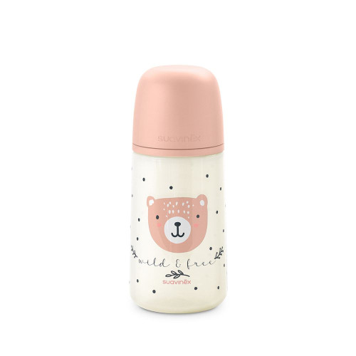 Dojčenská fľaša 270 ml fyziologická M Wild & Free Suavinex