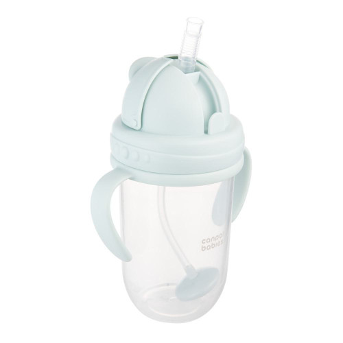 Hrnček nevylievací so slamkou a závažím 270 ml Canpol babies