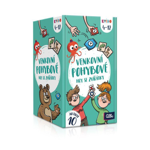 Vonkajšie pohybové hry so zvieratkami Kvído