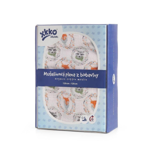 Biobavlnená plienka Organic 120 x 120 cm Kikko