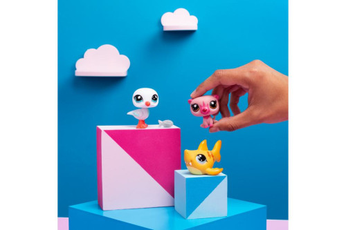 Littlest Pet Shop 3 figúrky - 3 druhy