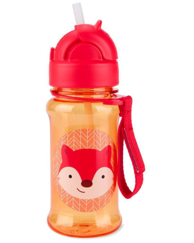 Zoo tritan Fľaša so slamkou 355 ml 12m+ Skip hop