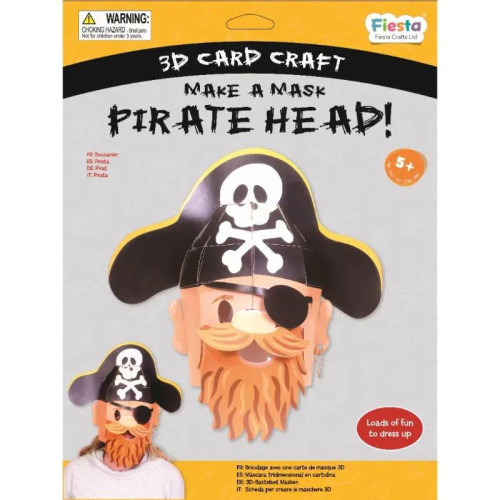 Kreatívna súprava 3D maska Pirát Fiesta Crafts