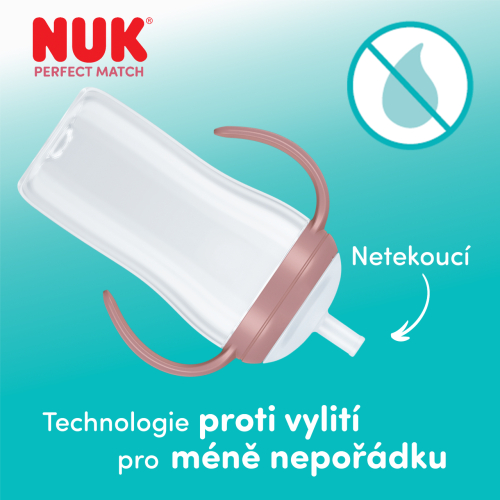 Fľaštička na učenie so slamkou Perfect Match 260 ml Nuk