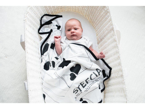 Mojžišov košík pre bábätko Paper Dream white bez matraca Ahojbaby