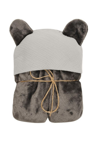 Deka s kapucňou Koala mušelínová 95 x 95 cm Babymatex