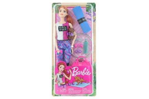 Barbie Wellness bábika ryšavka GKH73