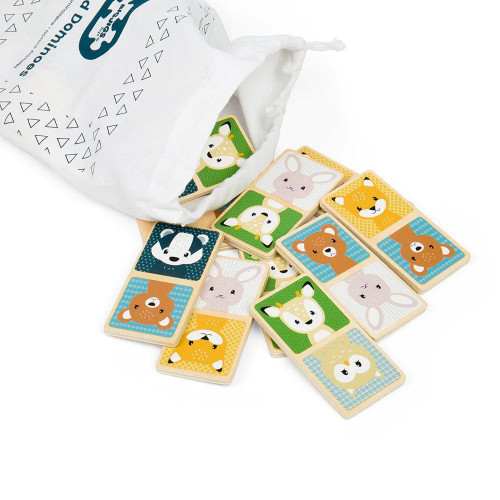 Domino lesné zvieratká Bigjigs Toys