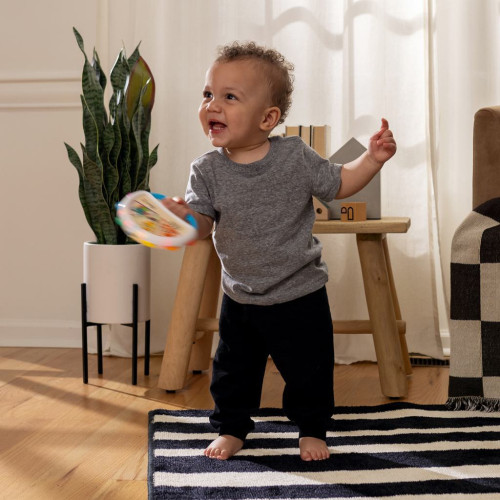 Hračka hudobná tamburína Tap & Shake ™ Magic Touch ™ Hape 6 m + Baby Einstein