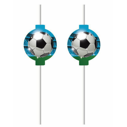 Slamky papierové EKO "Futbal" 4 ks