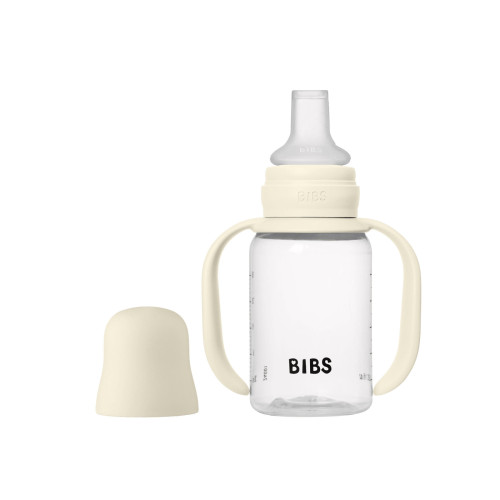 Detská fľaša so silikónovým náustkom 150 ml Bibs