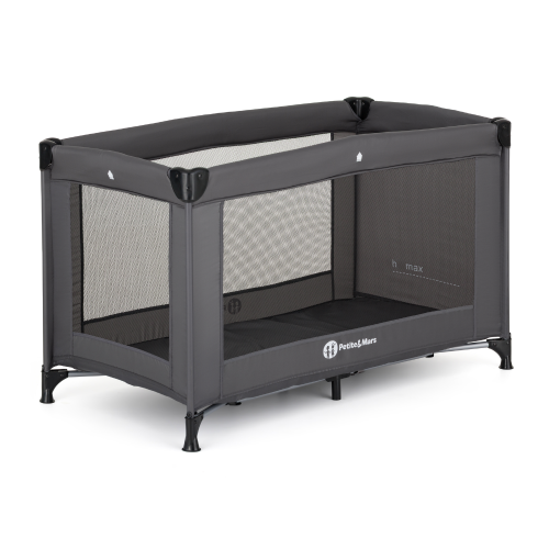 Postieľka cestovná Koot Lite, Dark Grey Petite & Mars