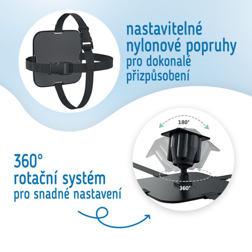 Spätné zrkadlo na dieťa na zadnú opierku Sipo