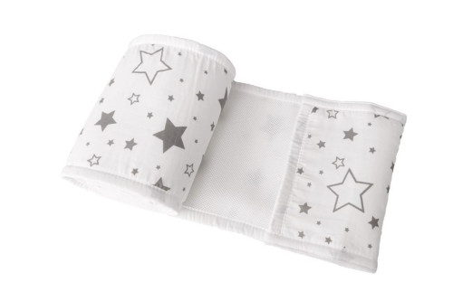Bavlnený mantinel do postieľky Bump Air Design 180 cm Babymatex