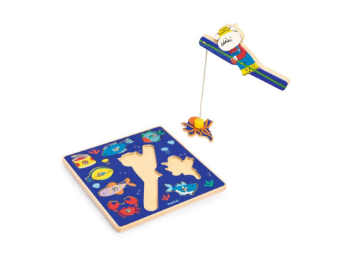 Vkladacie puzzle Rybolov Djeco