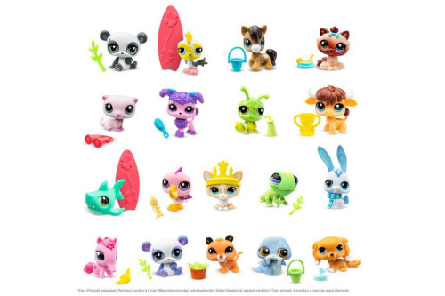 Littlest Pet Shop 1 figúrka - 18 druhov
