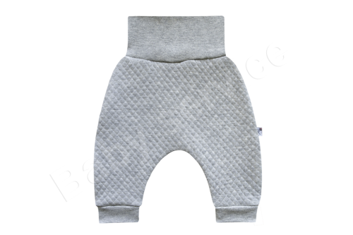 Zimné prešívané nohavice buggy šedej Baby Service