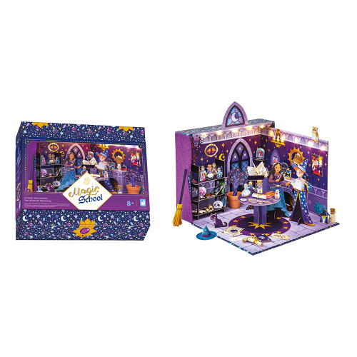 Kreatívna súprava DIY Vyrob si sám 3D Hodina čarodejníctva Magická škola Janod Atelie