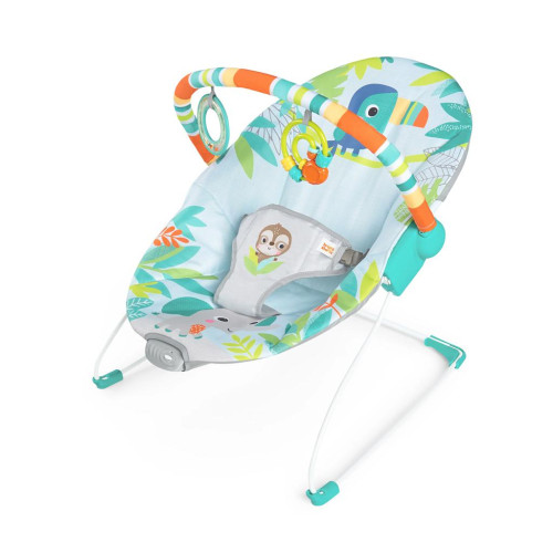 Lehátko vibrujúce Rainforest Vibes™ 0 m+ do 9 kg Bright Starts