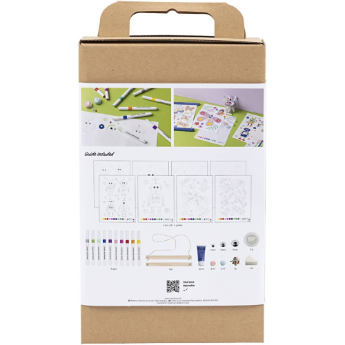Kreatívna súprava Craft Kit Colouring Butterfly & Robot Creativ Company