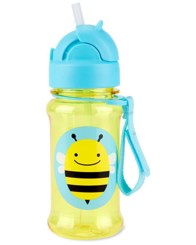 Zoo tritan Fľaša so slamkou 355 ml 12m+ Skip hop