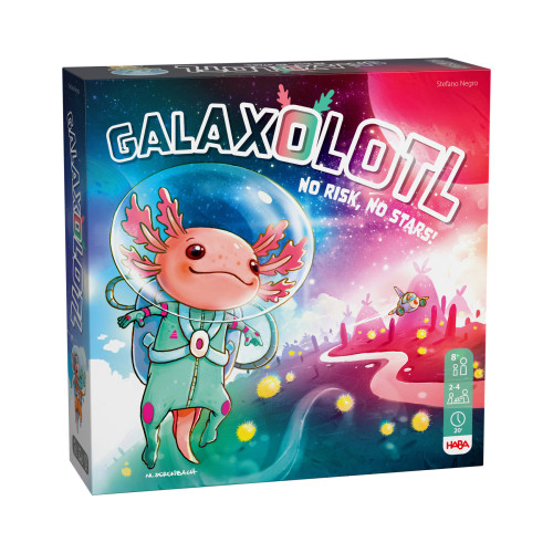 Spoločenská rodinná hra Galaxolotl Haba