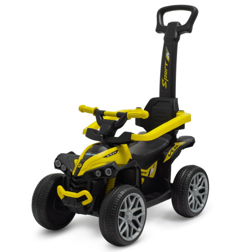 Detské odrážadlo Baby Mix Mega Prime EVA s vodiacou tyčou