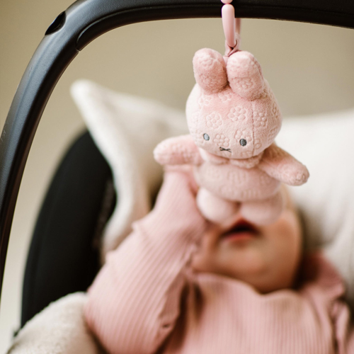 Závesný zajačik Miffy Pink Flower Little Dutch