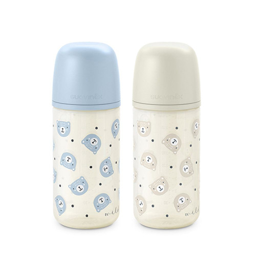 Fľaša sklenená Wild & Free 240 ml fyziologická SX Pro 0+ SF Suavinex