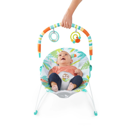 Lehátko vibrujúce Rainforest Vibes™ 0 m+ do 9 kg Bright Starts