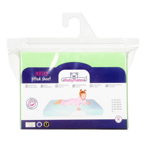 Prestieradlo Jersey s gumou 60 x 120 cm BabyMatex