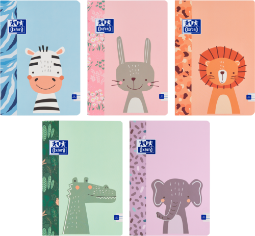 Zošit Oxford Kids A5/32 listov, dvojito linajkový, mix Oxford