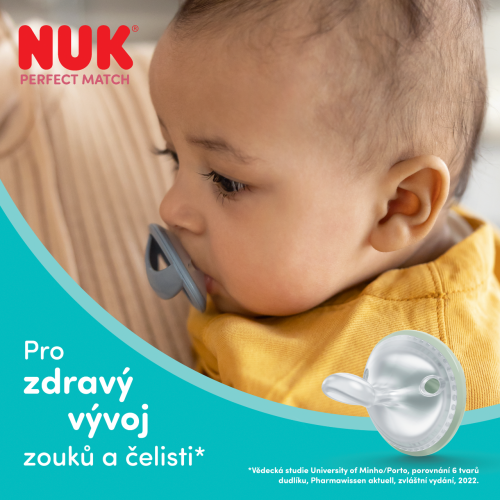 Cumlík Perfect Match 0-6 m 2 ks v boxe Nuk