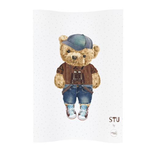 Prebaľovacia podložka 2-hranná mäkká (48x70) Cosy Fluffy Puffy