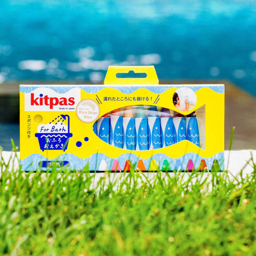 Sada 10 ks voskoviek do kúpeľa s hubkou Kitpas